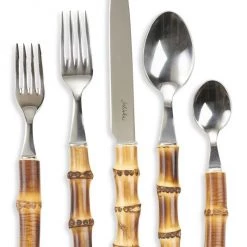 Juliska Natural Bamboo Flatware Five-Piece Place Set