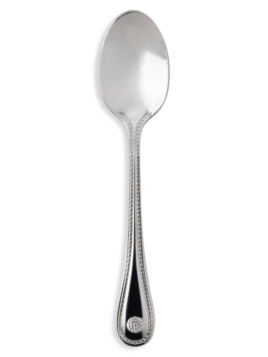 Juliska Berry & Thread Polished Silver Stainless Steel Place Spoon 3 Juliska Berry & Thread Polished Silver Stainless Steel Place Spoon