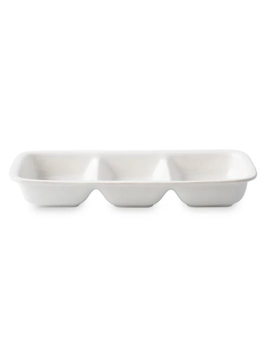 Juliska Puro Whitewash Divided Serving Dish 3 Juliska Puro Whitewash Divided Serving Dish