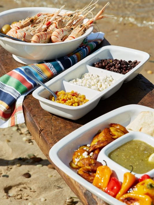 Juliska Puro Whitewash Divided Serving Dish 4 Juliska Puro Whitewash Divided Serving Dish - Image 2