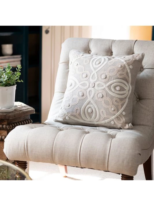 Juliska Berry & Thread Natural Linen Pillow 6 Juliska Berry & Thread Natural Linen Pillow - Image 4