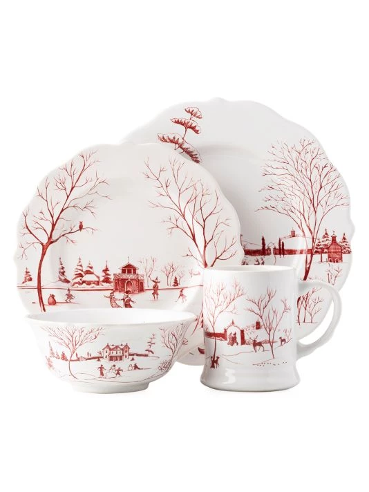 Juliska Country Estate Winter Frolic 4-Piece Setting Set 2 Juliska Country Estate Winter Frolic 4-Piece Setting Set