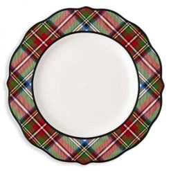 Juliska Stewart Tartan Dinner Plate