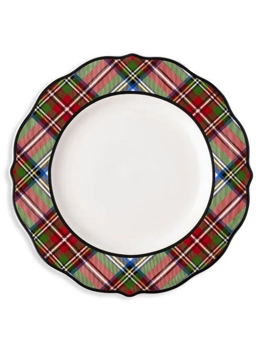 Juliska Stewart Tartan Dinner Plate 3 Juliska Stewart Tartan Dinner Plate