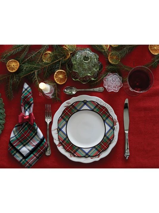 Juliska Stewart Tartan Dessert & Salad Plate 5 Juliska Stewart Tartan Dessert & Salad Plate - Image 3