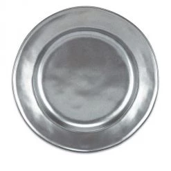 Juliska Pewter Stoneware Round Dessert Plate