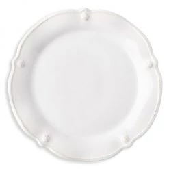 Juliska Berry & Thread Whitewash Flared Dessert & Salad Plate