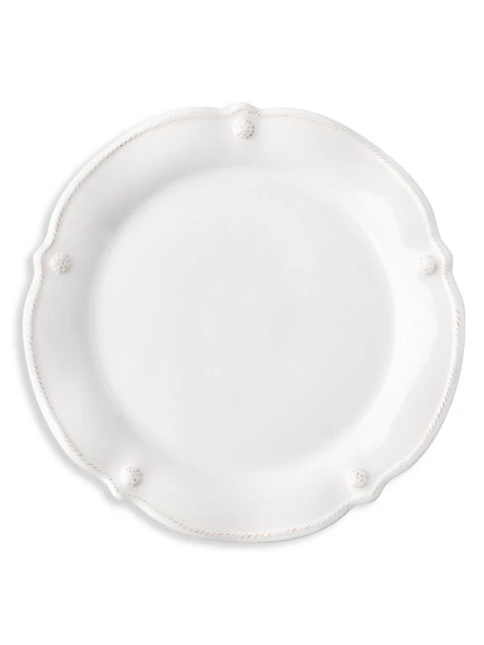 Juliska Berry & Thread Whitewash Flared Dessert & Salad Plate 3 Juliska Berry & Thread Whitewash Flared Dessert & Salad Plate