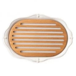 Juliska Berry & Thread Ceramic Challah Board