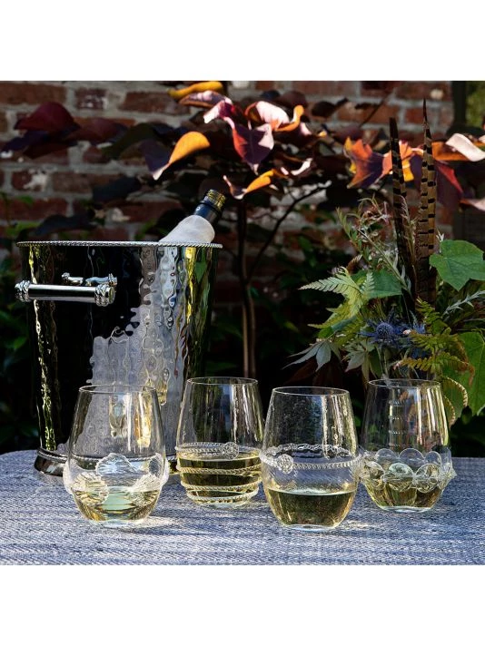 Juliska Heritage 4-Piece Assorted Stemless Wine Glass Set 8 Juliska Heritage 4-Piece Assorted Stemless Wine Glass Set - Image 6