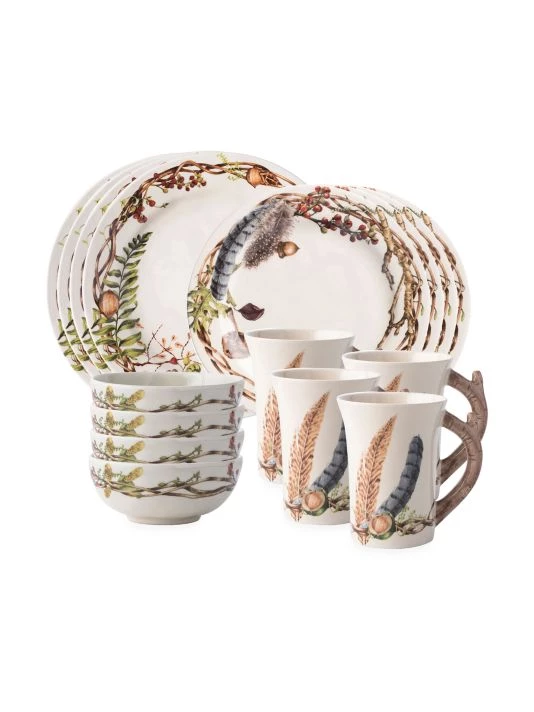 Juliska Forest Walk 16-Piece Dinnerware Set 3 Juliska Forest Walk 16-Piece Dinnerware Set