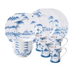 Juliska Country Estate Ceramic 16-Piece Dinnerware Set Delft Blue 5 Juliska Country Estate Ceramic 16-Piece Dinnerware Set Delft Blue -Juliska Sales unnamed file 197