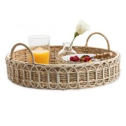 Juliska Provence Rattan Whitewash Round Tray -Juliska Sales unnamed file 214