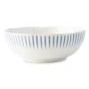 Juliska Sitio Stripe Indigo Coupe Bowl