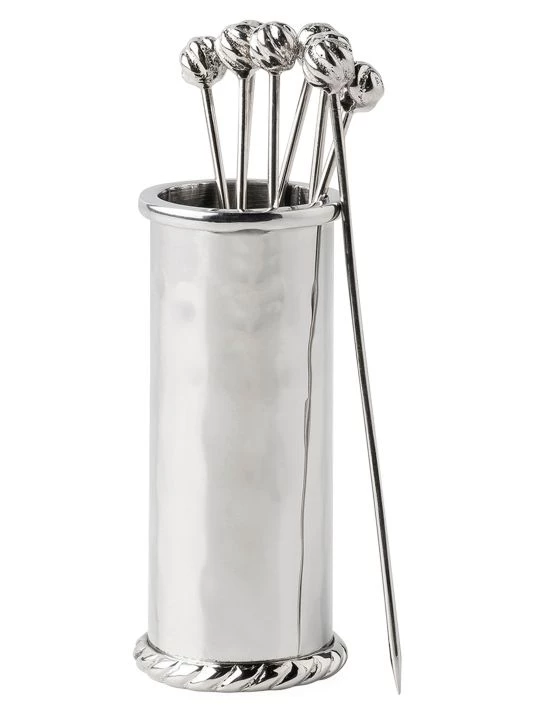 Juliska Graham 9-Piece Stainless Steel Cocktail Picks & Holder Set 4 Juliska Graham 9-Piece Stainless Steel Cocktail Picks & Holder Set - Image 2