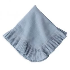 Juliska Mademoiselle Pleated Napkin Chambray -Juliska Sales unnamed file 235