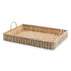 Juliska Provence Rattan Whitewash Tray