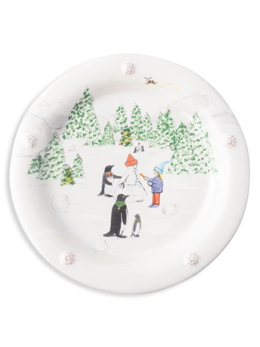 Juliska Berry & Thread North Pole 4-Piece Cocktail Plate Set 7 Juliska Berry & Thread North Pole 4-Piece Cocktail Plate Set - Image 5