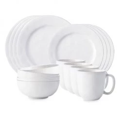 Juliska Puro Whitewash 16-Piece Dinnerware Set