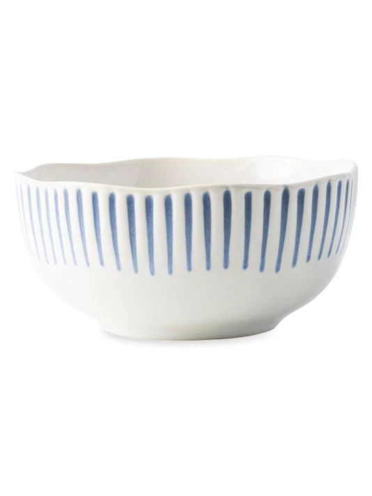 Juliska Sitio Stripe Indigo Cereal/Ice Cream Bowl 3 Juliska Sitio Stripe Indigo Cereal/Ice Cream Bowl