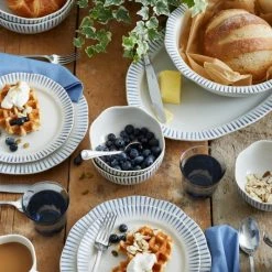 Juliska Sitio Stripe Indigo Cereal/Ice Cream Bowl 5 Juliska Sitio Stripe Indigo Cereal/Ice Cream Bowl -Juliska Sales unnamed file 324