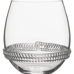 Juliska Dean Stemless Wine Glass