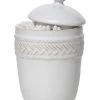 Juliska Le Panier Whitewash Ceramic Lidded Jar