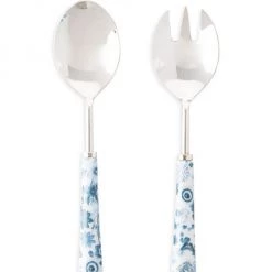Juliska Field Of Flowers Chambray Salad Server