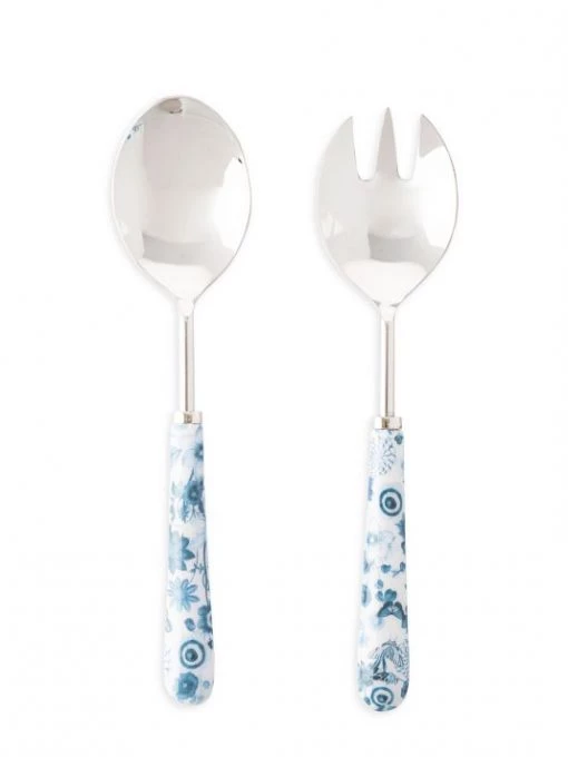 Juliska Field Of Flowers Chambray Salad Server -Juliska Sales unnamed file 364