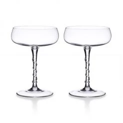 Juliska Set Of Two Amalia Champagne Coupes