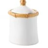 Juliska Bamboo Ceramic Lidded Sugar Bowl
