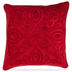 Juliska Ruby Beaded Pillow