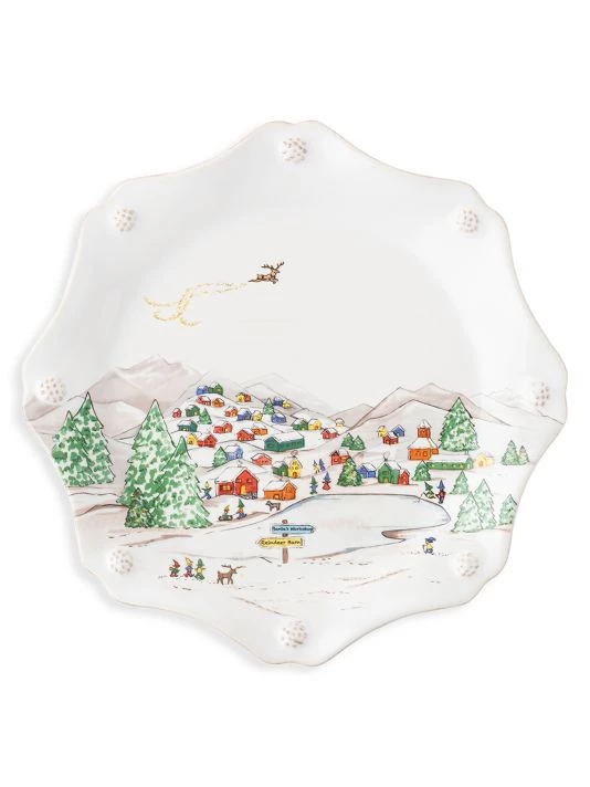 Juliska Berry & Thread North Pole 4-Piece Dessert & Salad Plate Set 4 Juliska Berry & Thread North Pole 4-Piece Dessert & Salad Plate Set - Image 2