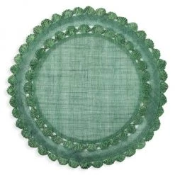 Juliska Isadora Scalloped Round Placemat