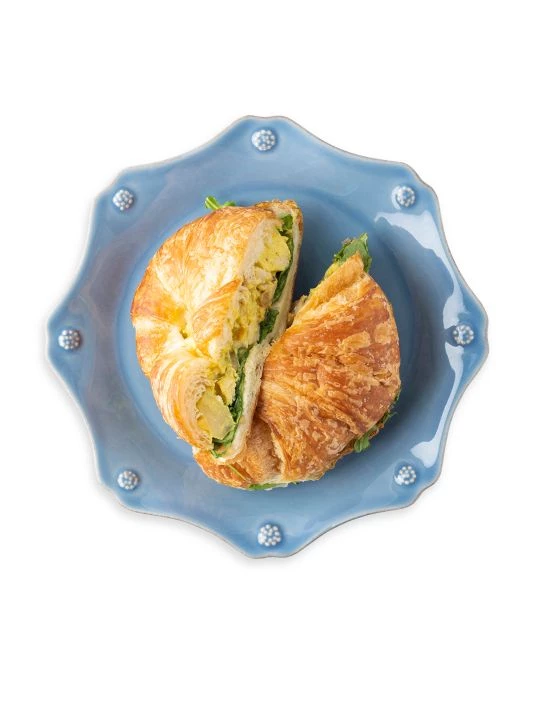 Juliska Berry & Thread Chambray Scalloped Dessert/Salad Plate 4 Juliska Berry & Thread Chambray Scalloped Dessert/Salad Plate - Image 2