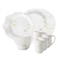 Juliska Berry & Thread Jasmine 16-Piece Dinnerware Set