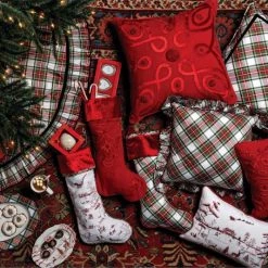 Juliska Country Estate Winter Frolic Ruby Pillow -Juliska Sales unnamed file 467