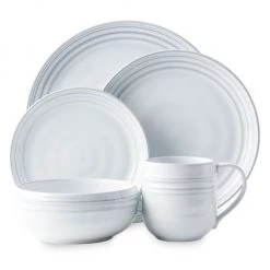 Juliska Five-Piece Bilbao White Truffle Place Setting