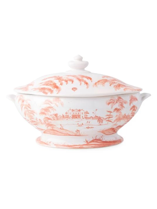 Juliska Country Estate Ceramic Covered Tureen 4 Juliska Country Estate Ceramic Covered Tureen - Image 2