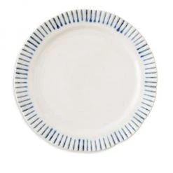 Juliska Wanderlust Sitio Stripe Dessert/Salad Plate