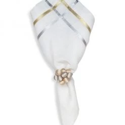 Juliska Metallic Bead Bouquet Napkin Ring
