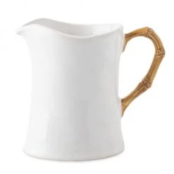Juliska Bamboo Ceramic Natural Creamer