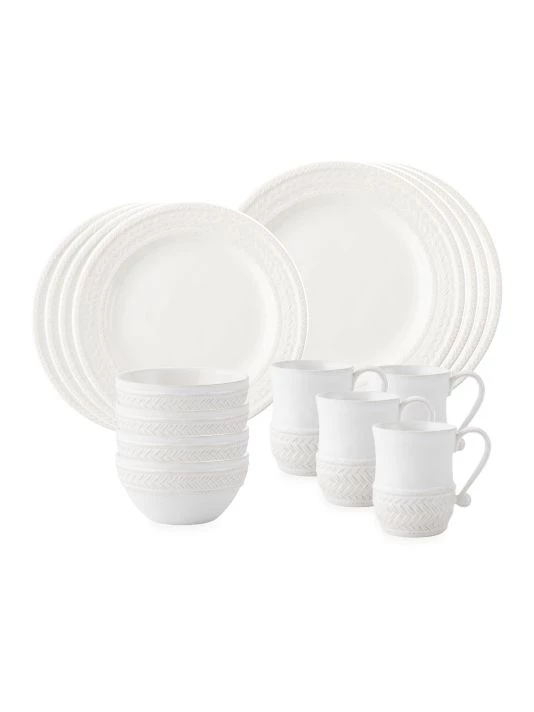 Juliska Le Panier 16-Piece Dinnerware Set 3 Juliska Le Panier 16-Piece Dinnerware Set