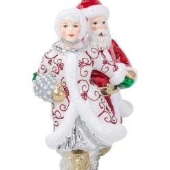 Juliska Country Estate Winter Frolic 2021 Mr. & Mrs. Claus Ornament