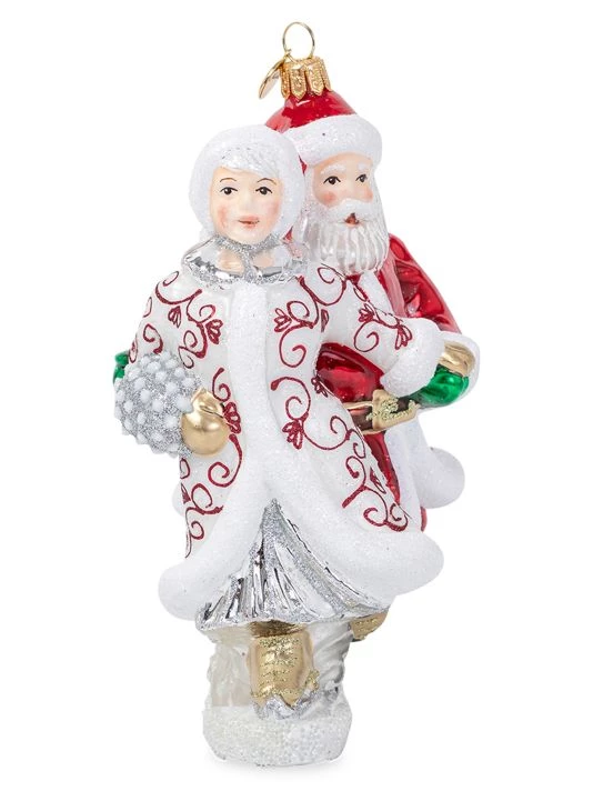 Juliska Country Estate Winter Frolic 2021 Mr. & Mrs. Claus Ornament 3 Juliska Country Estate Winter Frolic 2021 Mr. & Mrs. Claus Ornament