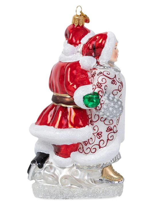 Juliska Country Estate Winter Frolic 2021 Mr. & Mrs. Claus Ornament 5 Juliska Country Estate Winter Frolic 2021 Mr. & Mrs. Claus Ornament - Image 3