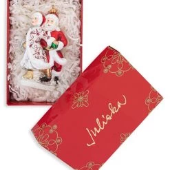 Juliska Country Estate Winter Frolic 2021 Mr. & Mrs. Claus Ornament 10 Juliska Country Estate Winter Frolic 2021 Mr. & Mrs. Claus Ornament -Juliska Sales unnamed file 562