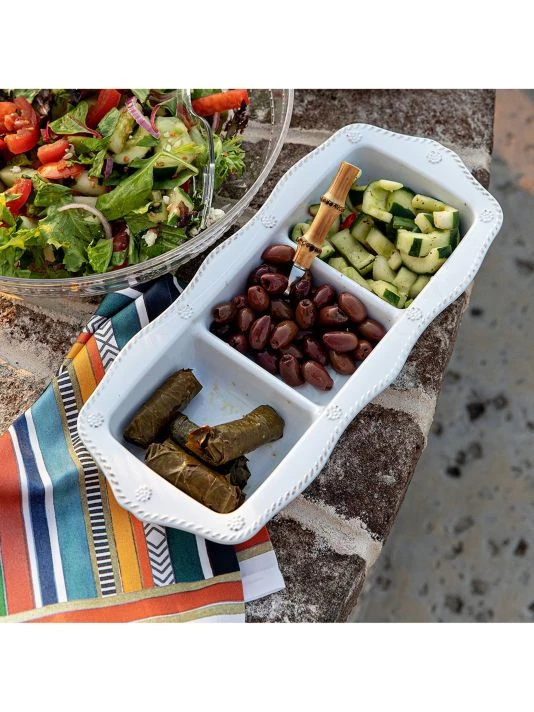 Juliska Berry & Thread Melamine Triple Section Server 5 Juliska Berry & Thread Melamine Triple Section Server - Image 3