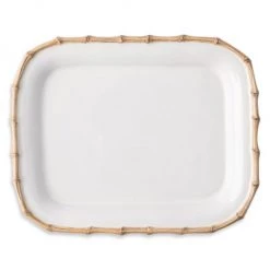 Juliska Bamboo Classic Natural 12" Rectangular Platter