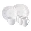 Juliska Jardin Du Monde Whitewash 16-Piece Dinnerware Set